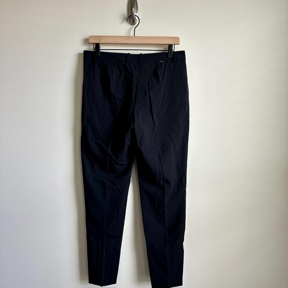 BOSS Pants Womens 4 Black Dress Slim Tapered Office Wear Career Suit New - Picture 2 of 5